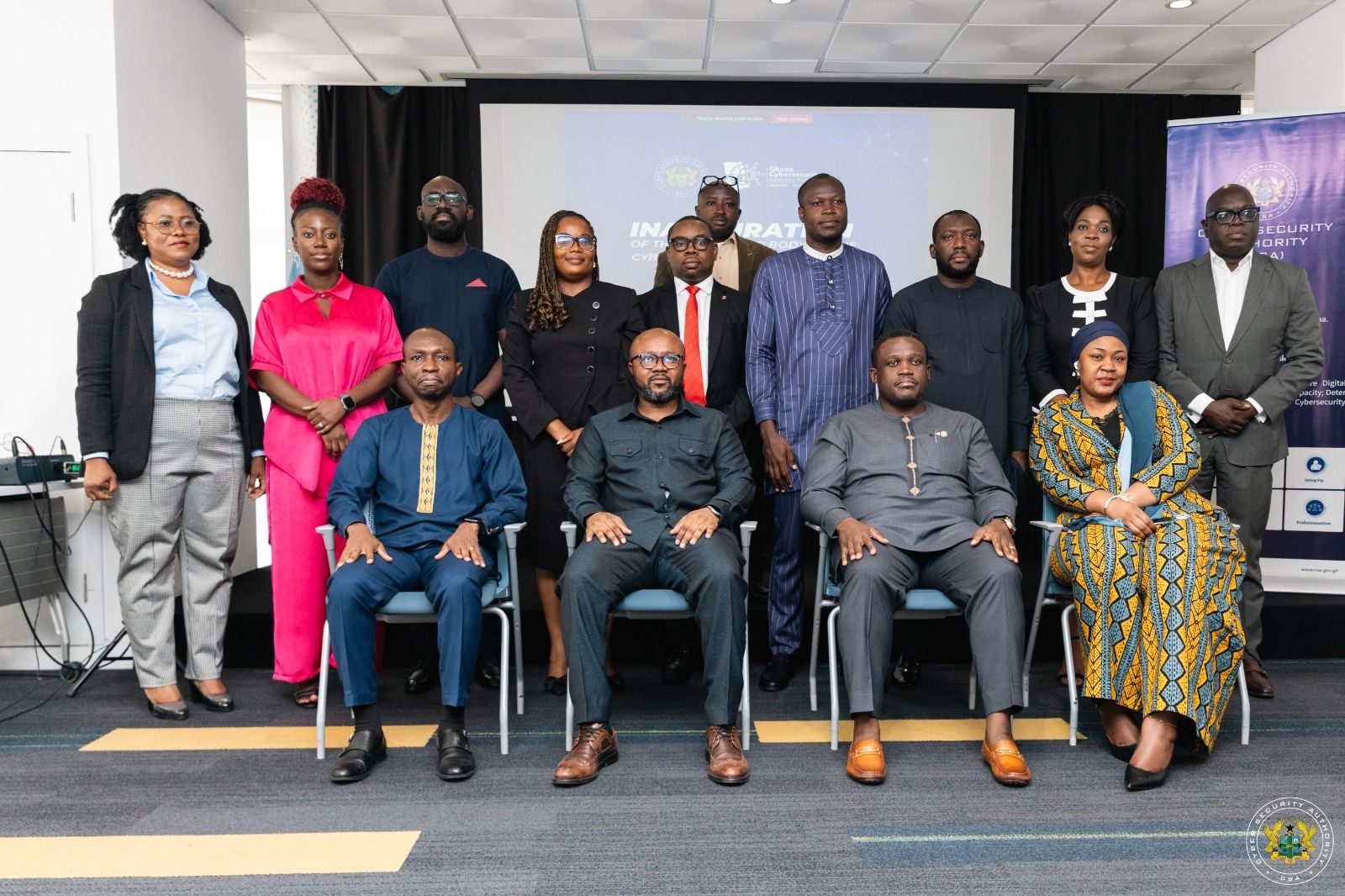 Members of the GCIF Facilitator Body at the inauguration ceremony